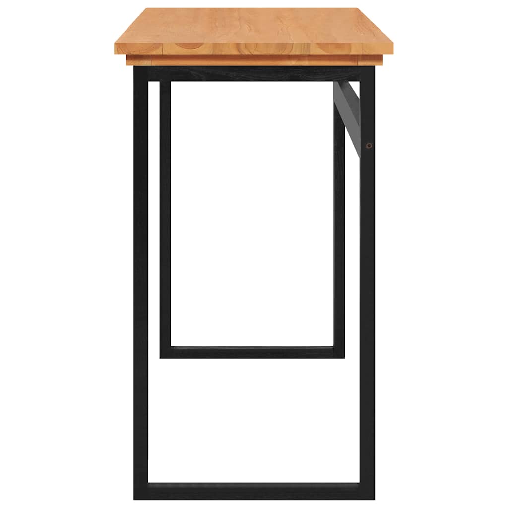 Desk 140x45x75 cm Solid Teak Wood