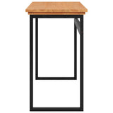 Desk 140x45x75 cm Solid Teak Wood - Top-Down View