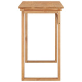 Desk 100x45x75 cm Solid Teak Wood - Top-Down View