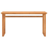 Desk 140x45x75 cm Solid Teak Wood
