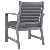 4 Piece Garden Lounge Set with Cushions Solid Acacia Wood - Extra Image