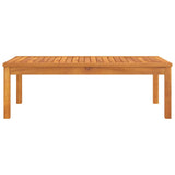 Coffee Table 100x50x33 cm Solid Acacia Wood - Side View
