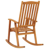 Rocking Chair Solid Acacia Wood - Top-Down View