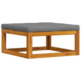 3 Piece Garden Lounge Set with Cushions Solid Acacia Wood