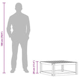 Coffee Table 68x68x29 cm Solid Acacia Wood - Low Angle