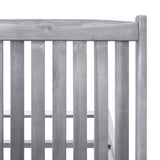 Sun Lounger Solid Acacia Wood - 45-Degree Angle