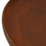 Fire Pit 80 cm Steel - Top-Down View