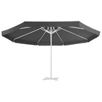 Replacement Fabric for Outdoor Parasol Anthracite 515 cm
