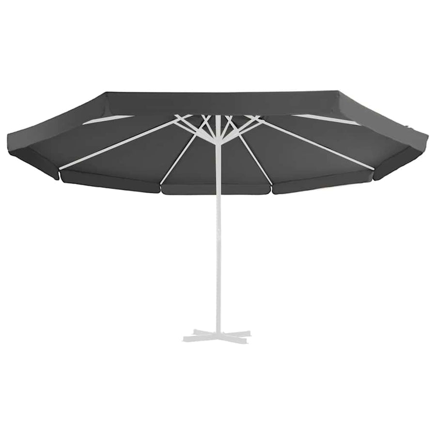 Replacement Fabric for Outdoor Parasol Anthracite 515 cm