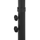 Double Garden Parasol with Steel Pole Anthracite 600x300 cm - Close-Up Angle