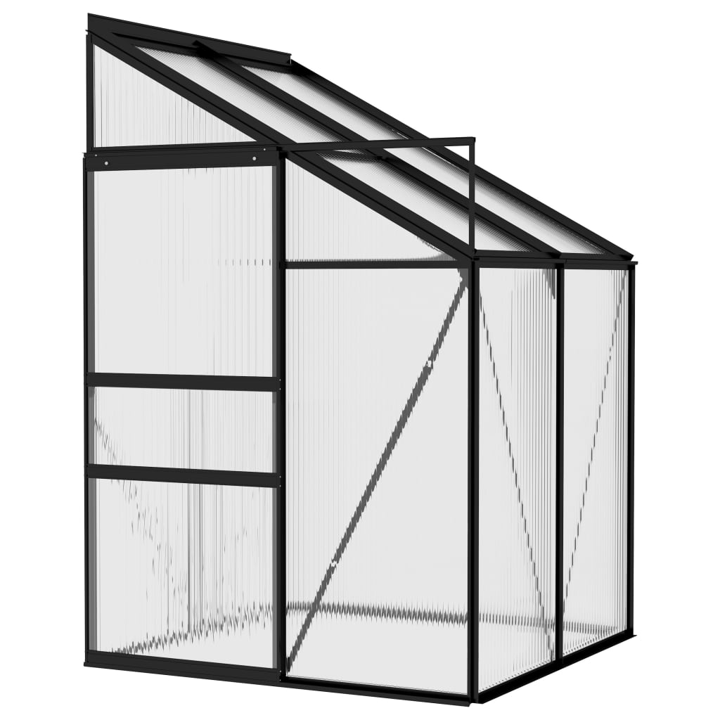 Greenhouse Anthracite Aluminium 2.59 m?