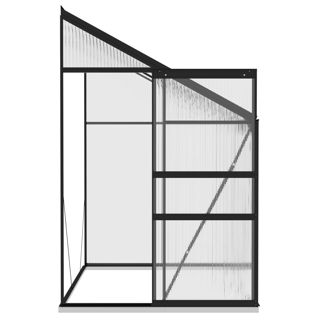 Greenhouse Anthracite Aluminium 3.97 m?