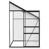 Greenhouse Anthracite Aluminium 3.97 m³ - 45-Degree Angle