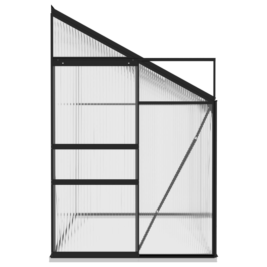Greenhouse Anthracite Aluminium 5.24 m?