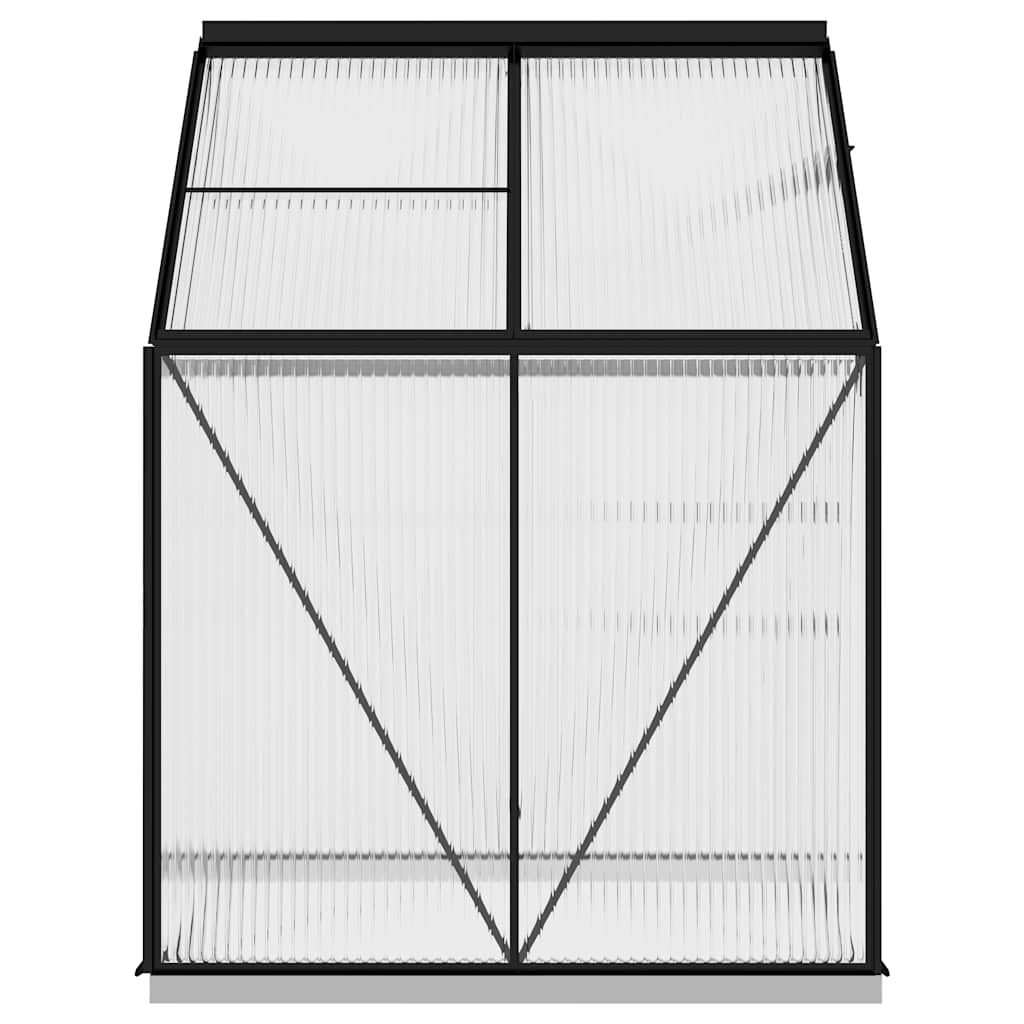 Greenhouse Anthracite Aluminium 2.47 m²