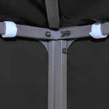 2-Tier Gazebo Top Cover 310 g/m² 3x3 m Black