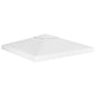 2-Tier Gazebo Top Cover 310 g/m² 3x3 m White