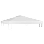 2-Tier Gazebo Top Cover 310 g/m² 3x3 m White
