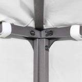 2-Tier Gazebo Top Cover 310 g/m² 3x3 m White - 45-Degree Angle