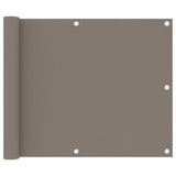 Balcony Screen Taupe 75x300 cm Oxford Fabric