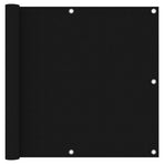 Balcony Screen Black 90x300 cm Oxford Fabric