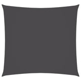 Sunshade Sail Oxford Fabric Square 3x3 m Anthracite - Front View