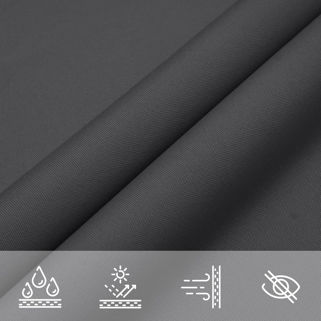 Sunshade Sail Oxford Fabric Rectangular 2.5x4 m Anthracite