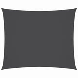 Sunshade Sail Oxford Fabric Rectangular 3x4 m Anthracite - Front View