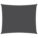 Sunshade Sail Oxford Fabric Rectangular 4x5 m Anthracite