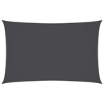 Sunshade Sail Oxford Fabric Rectangular 4x7 m Anthracite