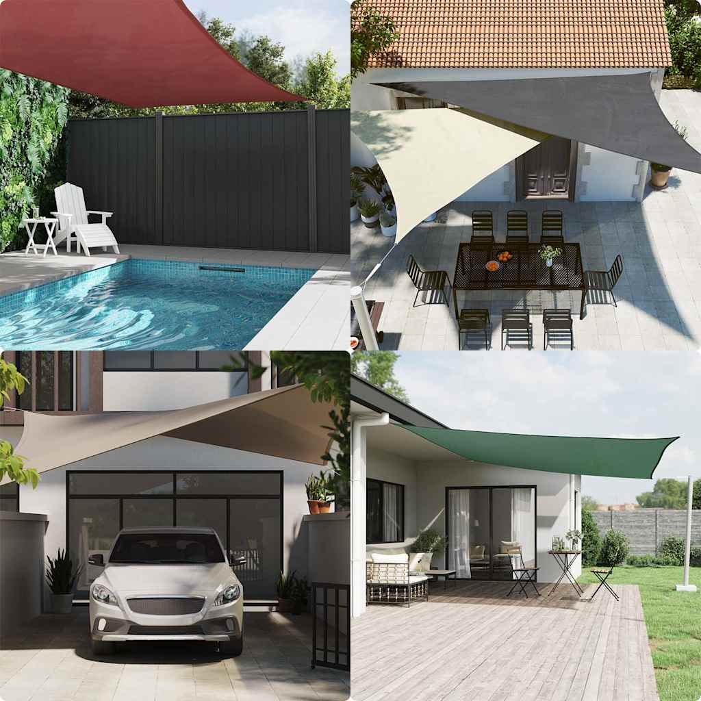 Sunshade Sail Oxford Fabric Rectangular 4x7 m Anthracite