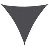 Sunshade Sail Oxford Fabric Triangular 3x3x3 m Anthracite - Front View