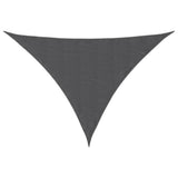 Sunshade Sail Oxford Fabric Triangular 3x4x5 m Anthracite - Front View