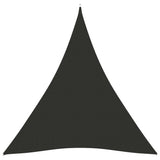 Sunshade Sail Oxford Fabric Triangular 5x7x7 m Anthracite - Front View