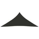 Sunshade Sail Oxford Fabric Triangular 5x7x7 m Anthracite - Side View