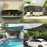 Sunshade Sail Oxford Fabric Rectangular 3x6 m Cream