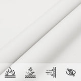Sunshade Sail Oxford Fabric Square 2x2 m White - Close-Up Angle