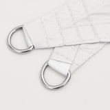 Sunshade Sail Oxford Fabric Rectangular 2x5 m White - Rear View