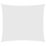 Sunshade Sail Oxford Fabric Rectangular 2.5x3 m White - Front View