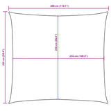Sunshade Sail Oxford Fabric Rectangular 2.5x3 m White - Extra Image