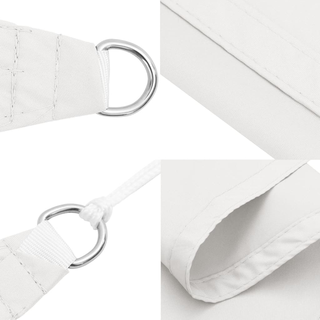 Sunshade Sail Oxford Fabric Rectangular 2.5x5 m White