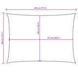 Sunshade Sail Oxford Fabric Rectangular 3x4.5 m White