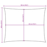 Sunshade Sail Oxford Fabric Rectangular 4x5 m White