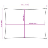 Sunshade Sail Oxford Fabric Rectangular 2.5x4 m Black