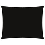 Sunshade Sail Oxford Fabric Rectangular 3x6 m Black