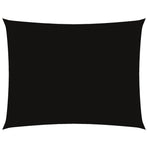 Sunshade Sail Oxford Fabric Rectangular 3x6 m Black