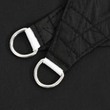 Sunshade Sail Oxford Fabric Rectangular 3x6 m Black - 45-Degree Angle