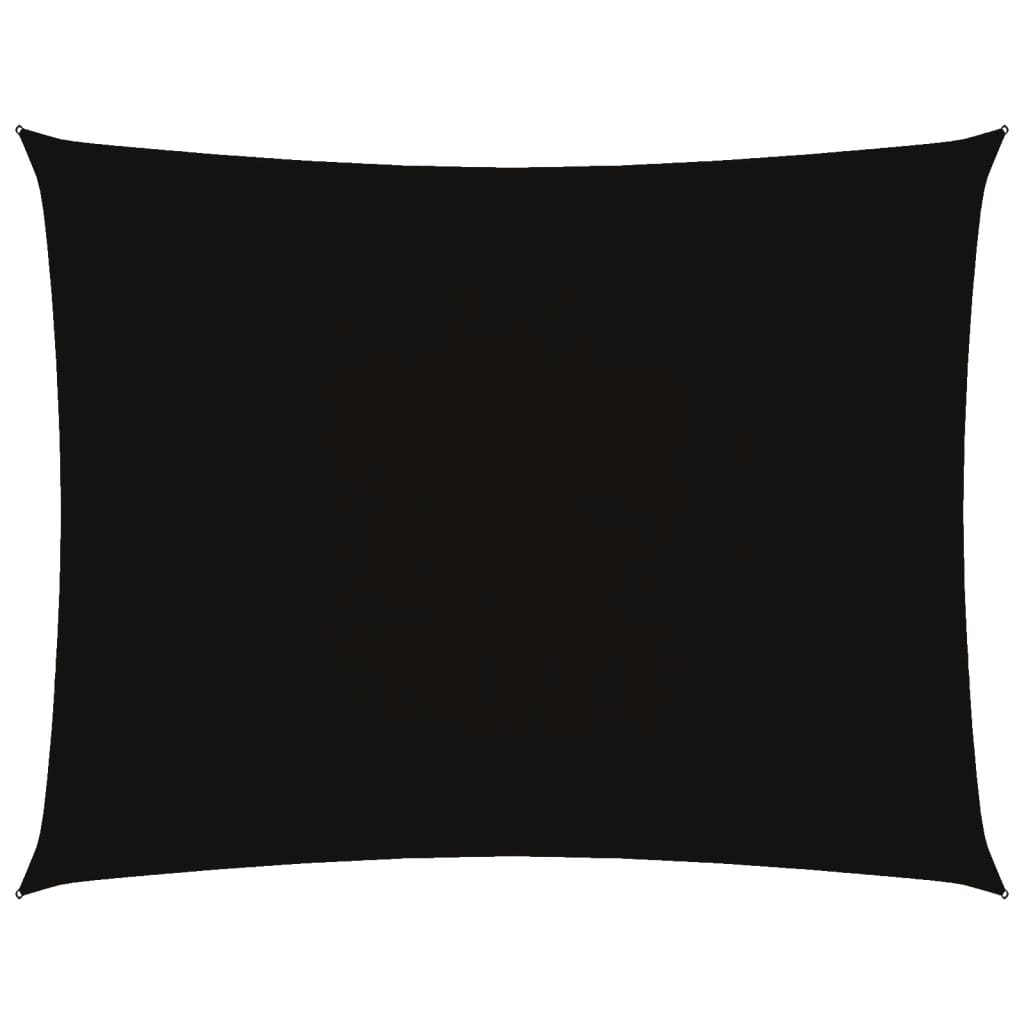 Sunshade Sail Oxford Fabric Rectangular 3.5x5 m Black