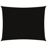 Sunshade Sail Oxford Fabric Rectangular 4x5 m Black