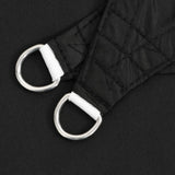 Sunshade Sail Oxford Fabric Rectangular 4x5 m Black - Rear View